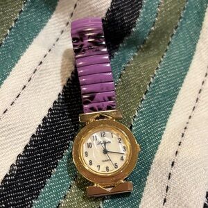 Lafayette 148 New York Gold and Purple Watch